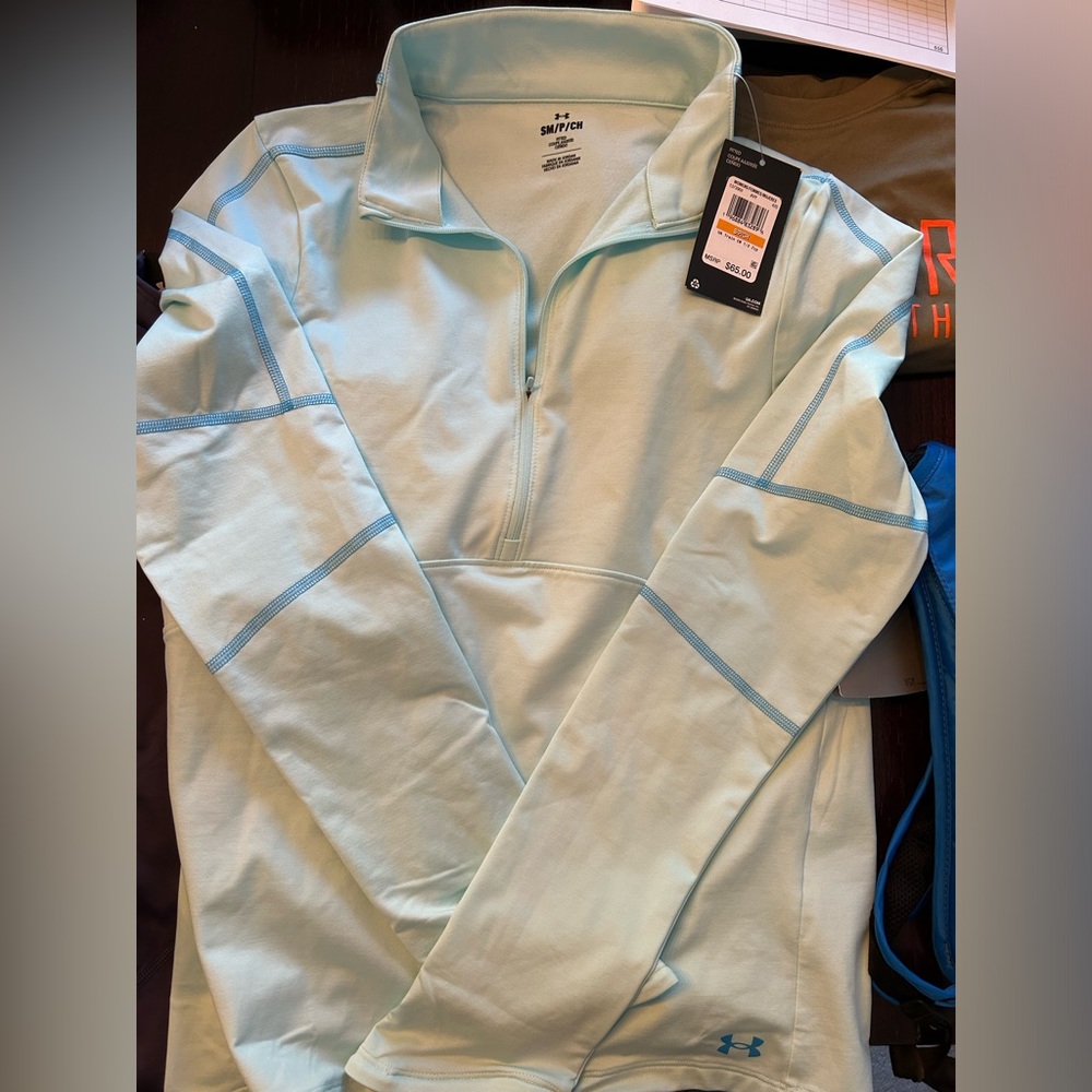 Under Armour 1/2 zip cold gear NWT